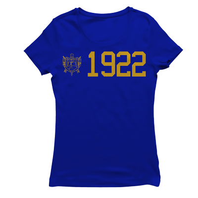 Sigma Gamma Rho CREST YEAR HORIZONTAL T-shirt