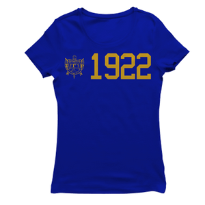 Sigma Gamma Rho CREST YEAR HORIZONTAL T-shirt