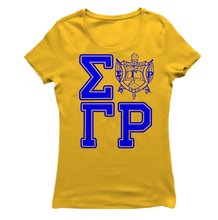 Load image into Gallery viewer, Sigma Gamma Rho I CREST T-shirt