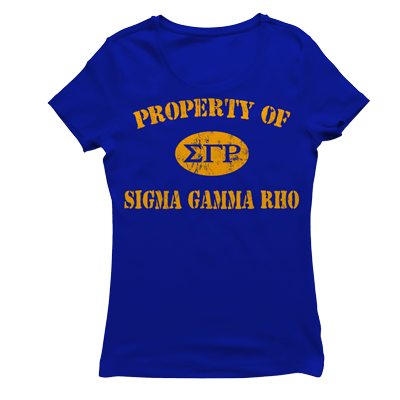 Sigma Gamma Rho PROPERTY OF VINTAGE T-shirt