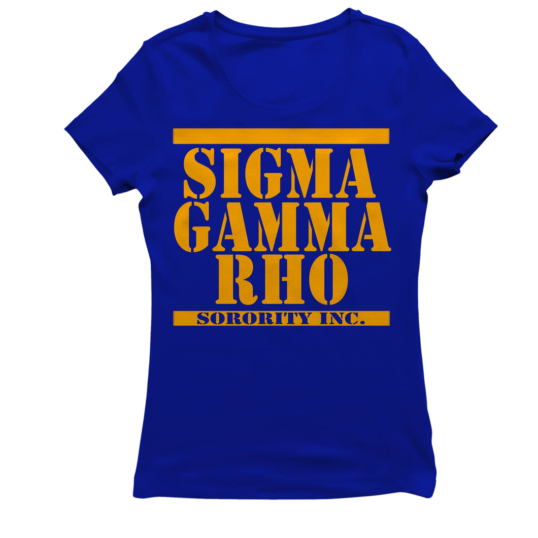 Sigma Gamma Rho ARMY STACKED T-shirt
