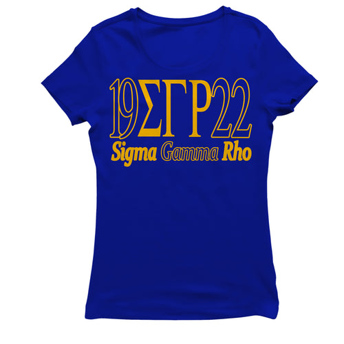 Sigma Gamma Rho 19ORGYR T-shirt