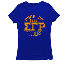 Load image into Gallery viewer, Sigma Gamma Rho PROPERTY OF VARSITY T-shirt