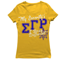 Load image into Gallery viewer, Sigma Gamma Rho BRAG DIFFERENT T-shirt