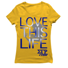 Load image into Gallery viewer, Sigma Gamma Rho BOUT THIS LIFE T-shirt