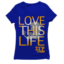 Load image into Gallery viewer, Sigma Gamma Rho BOUT THIS LIFE T-shirt