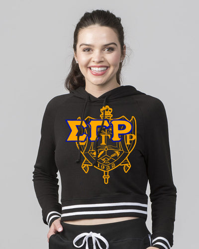 Sigma Gamma Rho Crop with Stripes