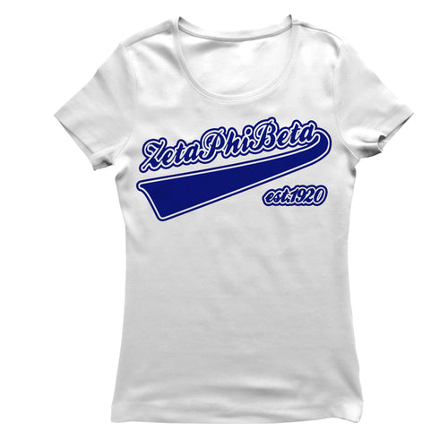 Zeta Phi Beta ATHLETIC T-shirt