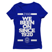 Load image into Gallery viewer, Zeta Phi Beta BEEN ON T-shirt