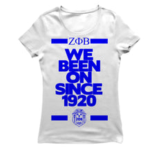 Load image into Gallery viewer, Zeta Phi Beta BEEN ON T-shirt