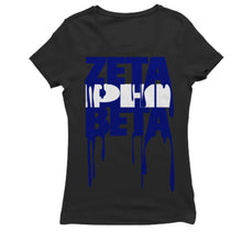 Load image into Gallery viewer, Zeta Phi Beta BLEED T-shirt