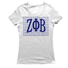 Load image into Gallery viewer, Zeta Phi Beta COLLAGE T-shirt