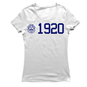 Zeta Phi Beta CREST YEAR HORIZONTAL T-shirt