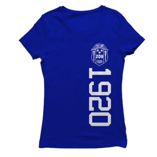 Zeta Phi Beta CREST VERT T-shirt