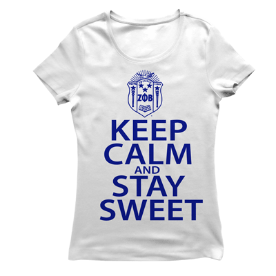 Zeta Phi Beta KEEP CALM T-shirt