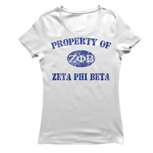 Load image into Gallery viewer, Zeta Phi Beta PROPERTY OF VINTAGE T-shirt