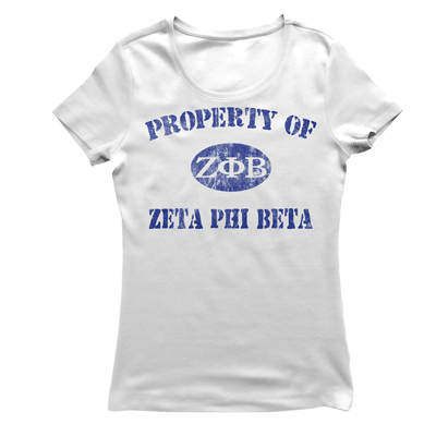 Zeta Phi Beta PROPERTY OF VINTAGE T-shirt