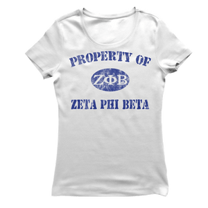 Zeta Phi Beta PROPERTY OF VINTAGE T-shirt