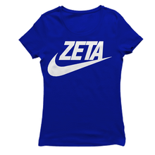 Load image into Gallery viewer, Zeta Phi Beta SWOOSH T-shirt