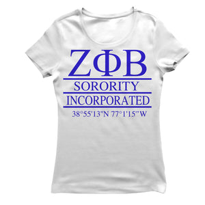 Zeta Phi Beta COORDINATES T-shirt