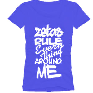 Zeta Phi Beta EVERYTHING AROUND ME T-shirt
