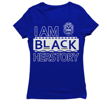 Load image into Gallery viewer, Zeta Phi Beta I AM BLACK HISTORY T-shirt