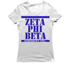 Load image into Gallery viewer, Zeta Phi Beta ARMY STACKED T-shirt
