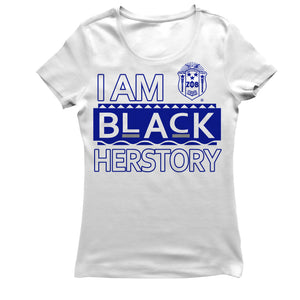 Zeta Phi Beta I AM BLACK HISTORY T-shirt