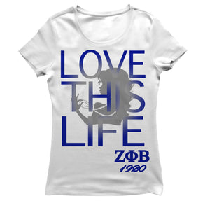 Zeta Phi Beta BOUT THIS LIFE T-shirt