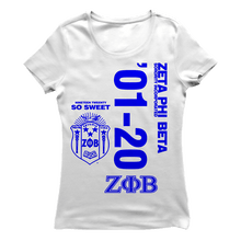 Load image into Gallery viewer, Zeta Phi Beta FACTS T-shirt
