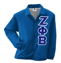 Load image into Gallery viewer, Zeta Phi Beta Crossing Jacket Letters
