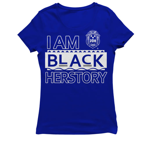 Zeta Phi Beta I Am Black T-Shirt